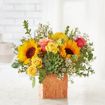 Sunflower Season Bouquet –  Bird Of Paradise Flowers, Bristol PA