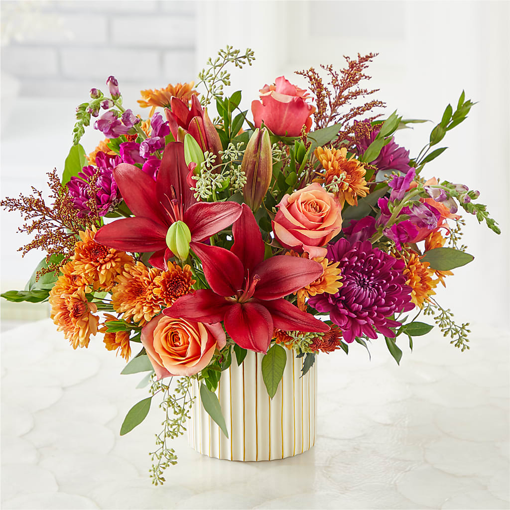Burgundy Landscape Bouquet –  Bird Of Paradise Flowers, Bristol PA