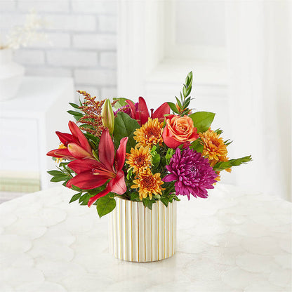 Burgundy Landscape Bouquet –  Bird Of Paradise Flowers, Bristol PA