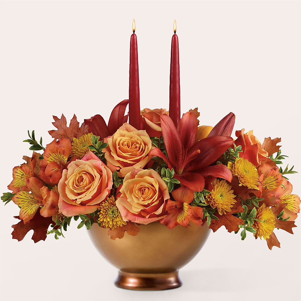 Harvest Table Centerpiece –  Bird Of Paradise Flowers, Bristol PA