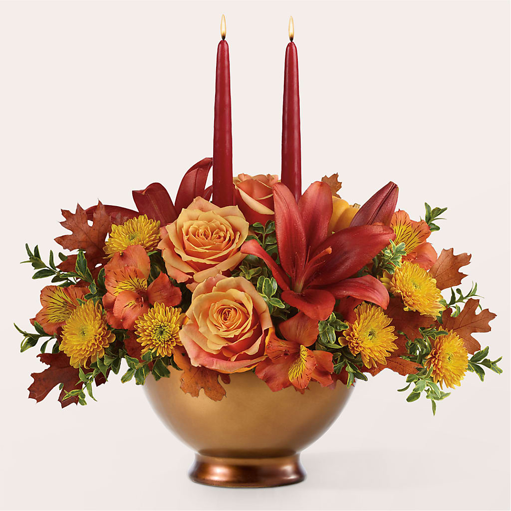 Harvest Table Centerpiece –  Bird Of Paradise Flowers, Bristol PA