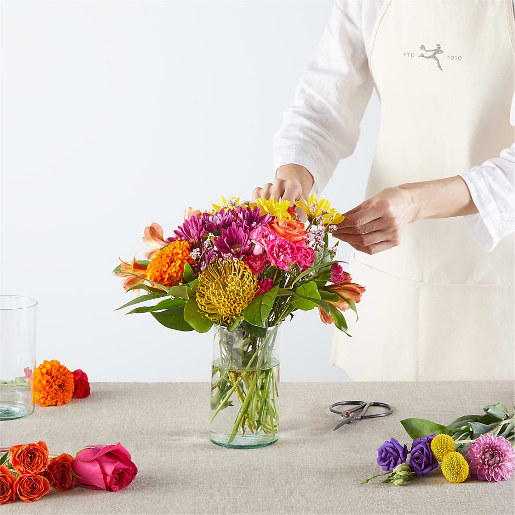 Feast of Color – A Florist Original –  Bird Of Paradise Flowers, Bristol PA
