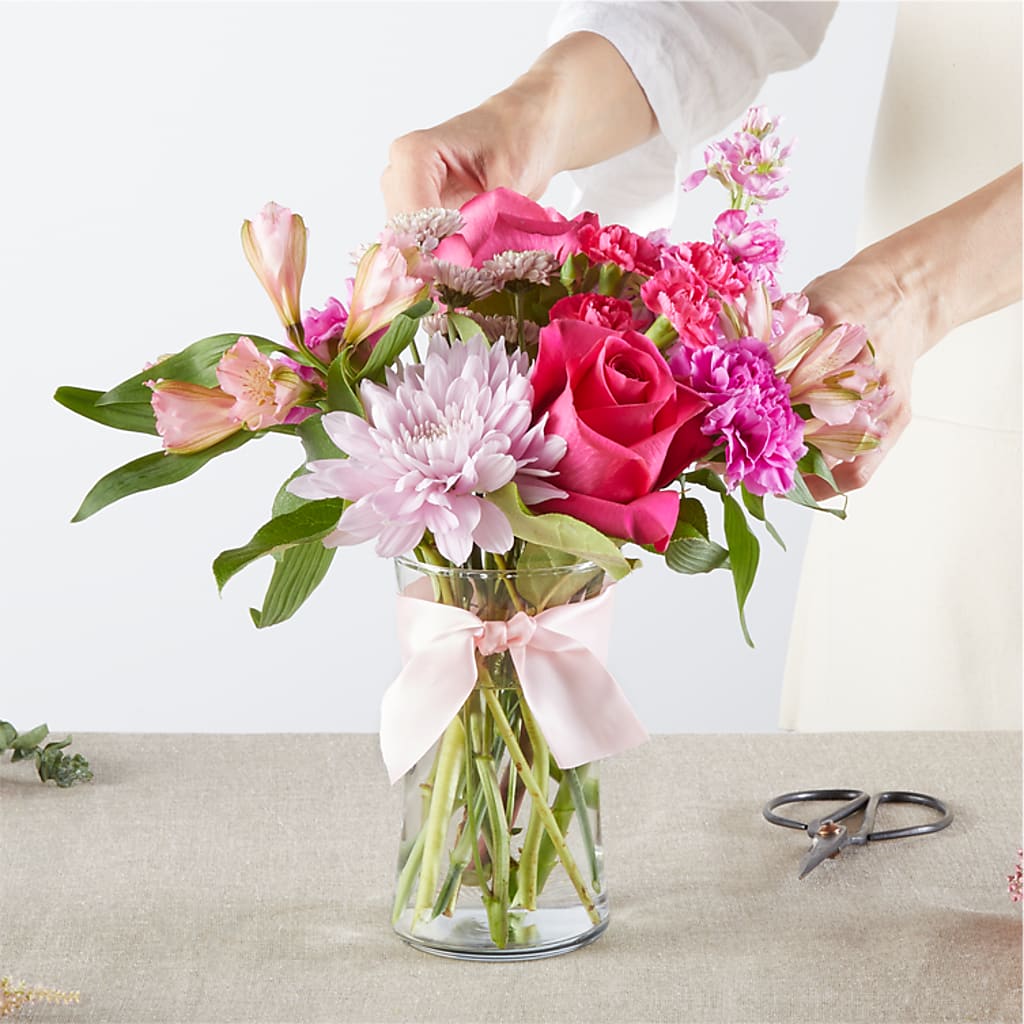 Pink Ribbon - A Florist Original –  Bird Of Paradise Flowers, Bristol PA