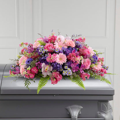 Glorious Garden Casket Spray –  Bird Of Paradise Flowers, Bristol PA