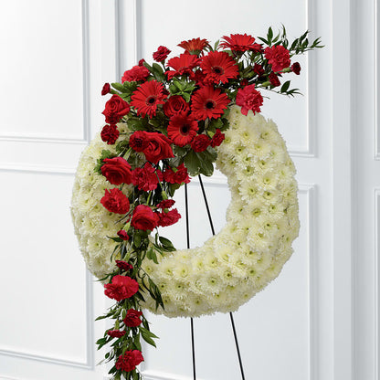 Graceful Tribute Wreath –  Bird Of Paradise Flowers, Bristol PA