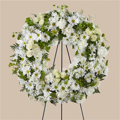 Faithful Wishes Wreath –  Bird Of Paradise Flowers, Bristol PA