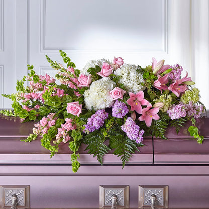 Life's Gratitude Casket Spray –  Bird Of Paradise Flowers, Bristol PA
