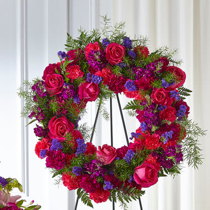 Calming Colors Wreath –  Bird Of Paradise Flowers, Bristol PA