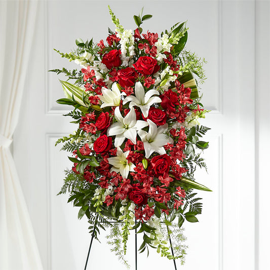 Everlasting Memory Standing Spray –  Bird Of Paradise Flowers, Bristol PA