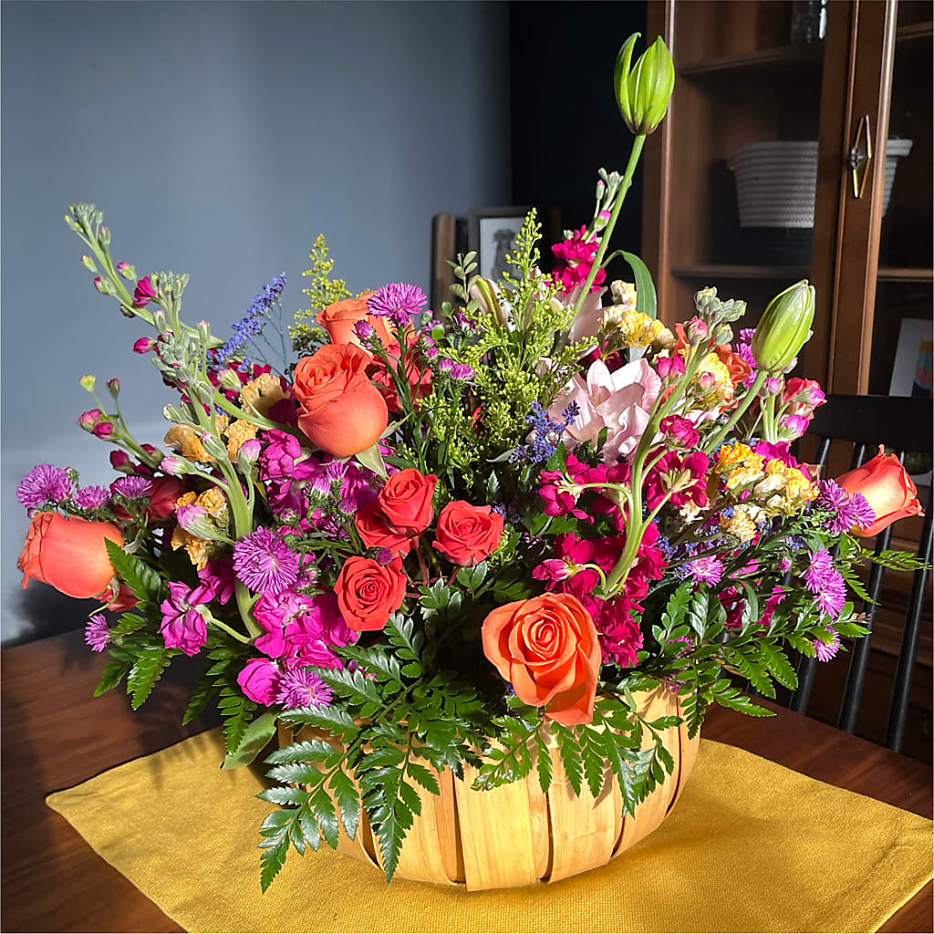 Garden of Life Basket –  Bird Of Paradise Flowers, Bristol PA
