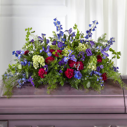 Always Treasured Casket Spray –  Bird Of Paradise Flowers, Bristol PA