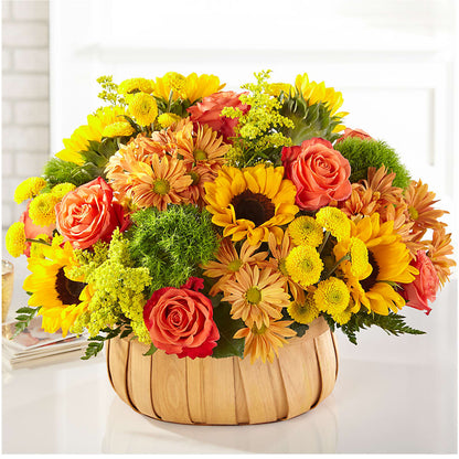Harvest Sunflower Basket –  Bird Of Paradise Flowers, Bristol PA