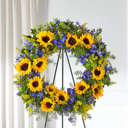Bright Rays Wreath –  Bird Of Paradise Flowers, Bristol PA