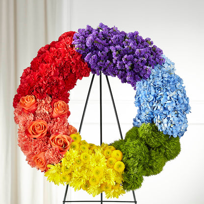 Circle of Love Wreath –  Bird Of Paradise Flowers, Bristol PA