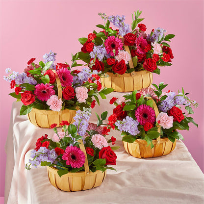 Pink Picnic Basket –  Bird Of Paradise Flowers, Bristol PA