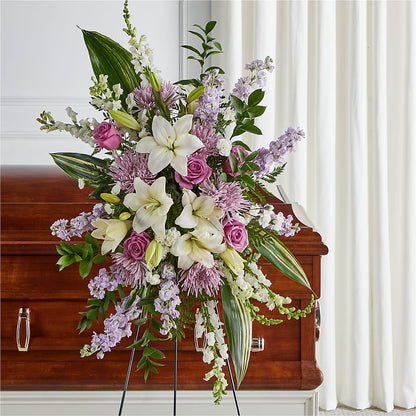 Grateful Hearts Standing Spray –  Bird Of Paradise Flowers, Bristol PA