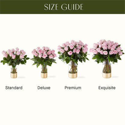 Picture Perfect Pink Rose Bouquet –  Bird Of Paradise Flowers, Bristol PA