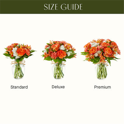 Apricot Glow Bouquet –  Bird Of Paradise Flowers, Bristol PA