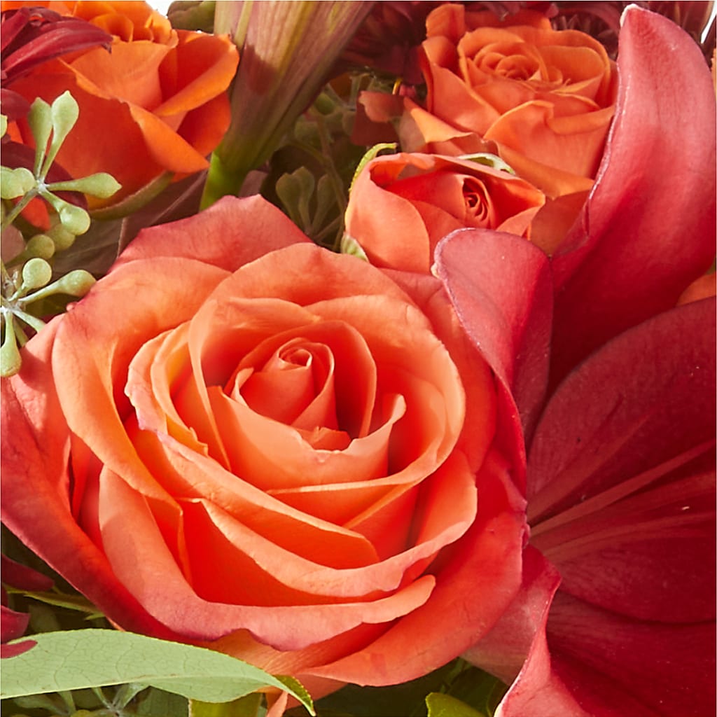 Crimson Leaves Bouquet –  Bird Of Paradise Flowers, Bristol PA