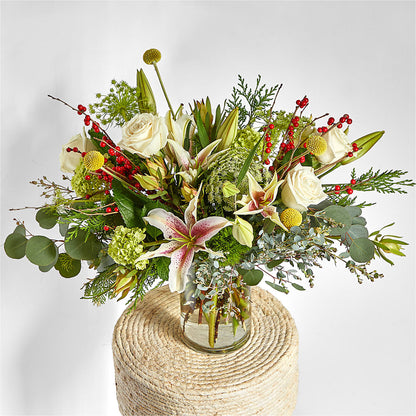 Berry & Bright Bouquet –  Bird Of Paradise Flowers, Bristol PA
