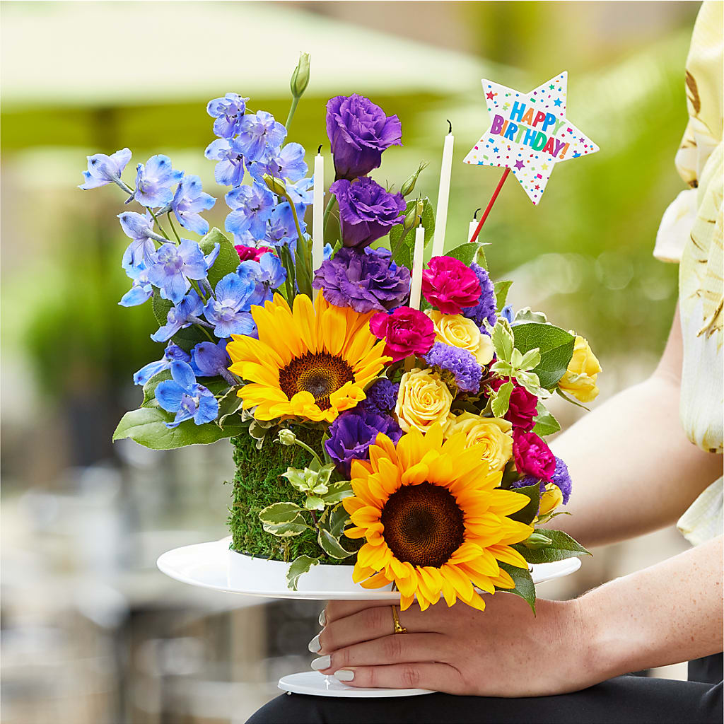 Star of the Day Floral Cake –  Bird Of Paradise Flowers, Bristol PA