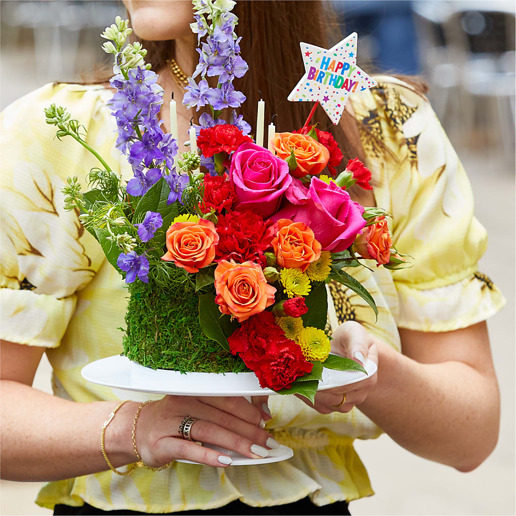 Best Year Yet Floral Cake –  Bird Of Paradise Flowers, Bristol PA