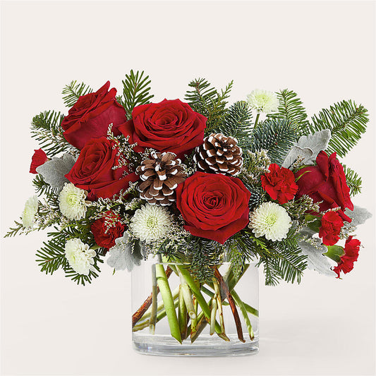 Yule Cheer Bouquet –  Bird Of Paradise Flowers, Bristol PA