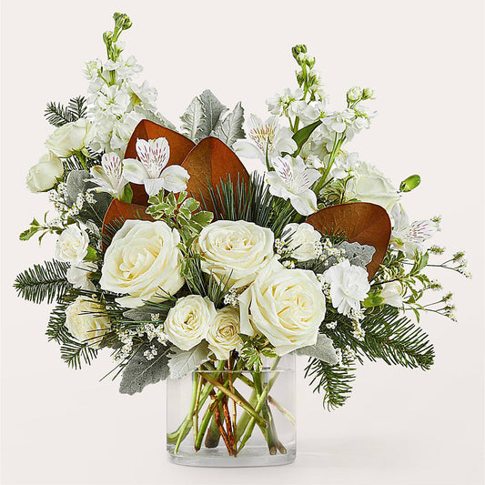 Fresh Snowfall Bouquet –  Bird Of Paradise Flowers, Bristol PA