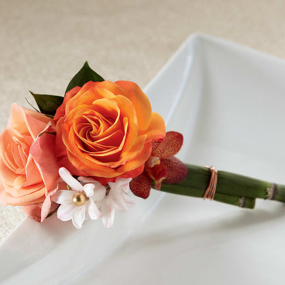 Sunset Dream Boutonniere –  Bird Of Paradise Flowers, Bristol PA