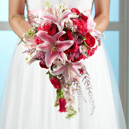 Lily & Rose Bouquet –  Bird Of Paradise Flowers, Bristol PA