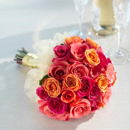 Sweet Roses Bouquet –  Bird Of Paradise Flowers, Bristol PA