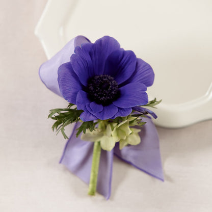 Purple Passion Boutonniere –  Bird Of Paradise Flowers, Bristol PA